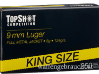 TOPSHOT Competition  9mm Luger FMJ 8,0g/124grs.