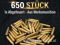 650 Stk. Lapua Hülsen .308 Winchester – 1x abgefeuert / sortenrein