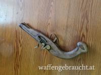 Steinschlosspistole im orientalischen / Balkan-Stil (Sammler-/Dekostück)