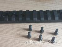 RECKNAGEL PICATINNY MONTAGESCHIENE für "Steyr M" in Alu / SM12, CL2, Classic, Pro Hunter, Export und SSG SX.