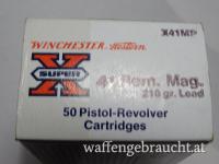 Revolver-Patronen Kal. .41 Remington Magnum - Winchester - 50 Stk. extrem selten
