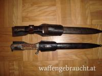 Bajonett K 98 nummerngleich und Ausgangsbajonett K98  lange Ausführung