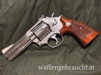 S&W Model 686 "No-Dash" 4 Zoll – Gesuchtes Ur-Modell im Originalzustand (+ Lederholster)