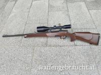 Steyr Mannlicher Mod. M Kaliber 6,5x57 mit braunem Kunststoffschaft und Optik