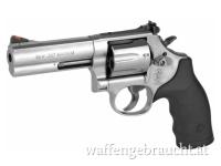 Smith and Wesson 686 Plus Stainless .357 Mag / .38SPL +P 4" Barrel 7-Rounds NEU-UNGESCHOSSEN-RECHNUNG 
