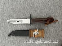 AKM Bajonett Typ II – mit Scheide und Drahtschneider – guter Zustand