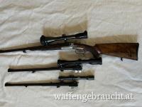 Hahn - Kipplaufbüchse- 3 Läufe - 6,5x57R / 5,6x52R