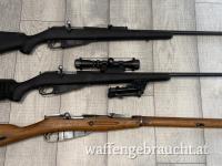 Sammlung Auflösung mehrere Mosin Nagant 91/30 -- Monte Carlo Schaft, Scout etc.