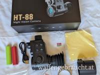 Nachtsichtgerät Sytong HT-88 16mm mit 940nm IR Aufheller, inkl. 2x Akku, Montage, 32 GB SD-Karte