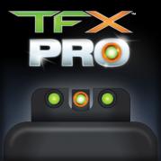TRUGLO TFX PRO Tritium Fibre Sights Glock High