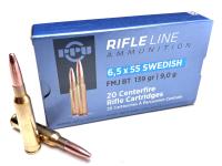 PPU 6,5x55 Swedish FMJ BT 9,0g 20Stk