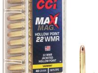 CCI .22WMR MAXI MAG HP 40grs 50Stk