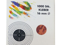 ULRICH Schusspflaster 16 mm, Fuchs-camo, 10x1000 Stk. Kleber